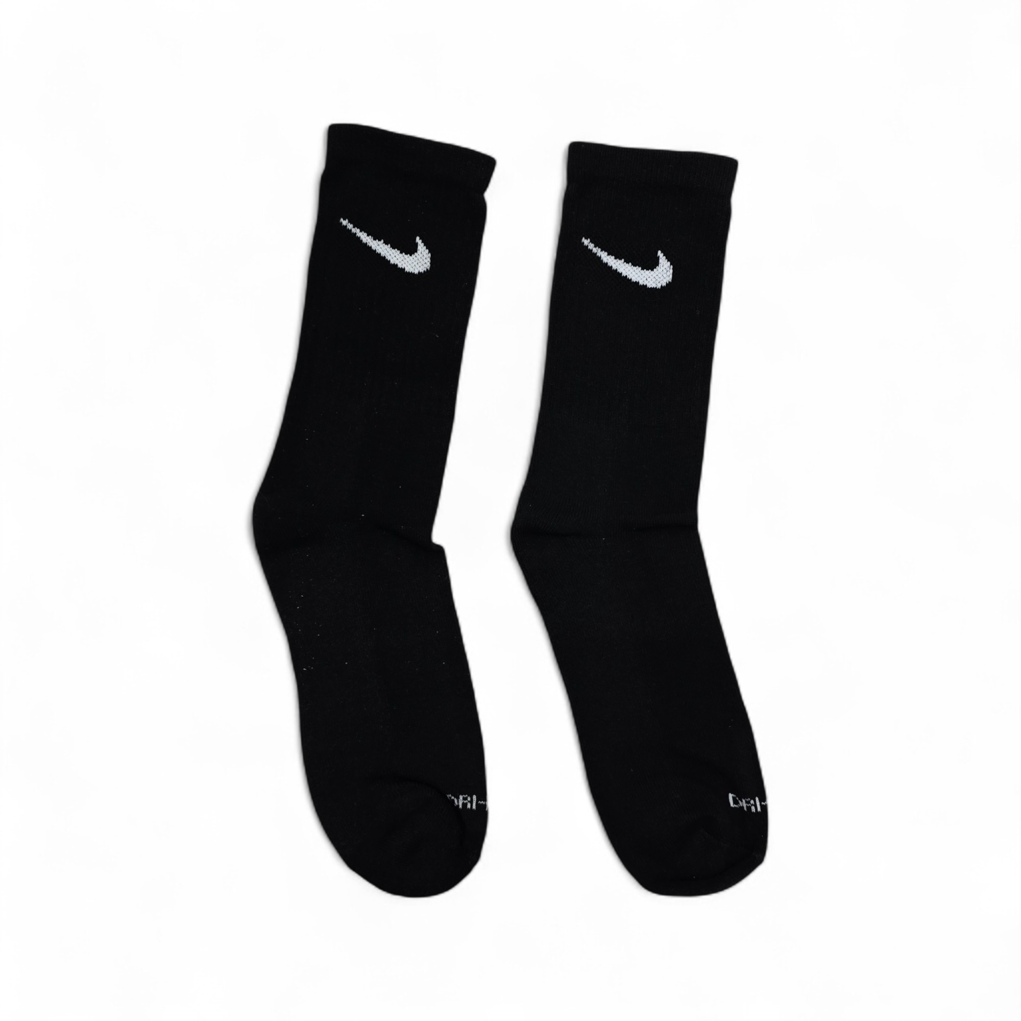 MEDIA CAÑA ALTA TALLA 10/12 - DP - COD18 - BASIC - ELASTIC FRESH -NEGRO