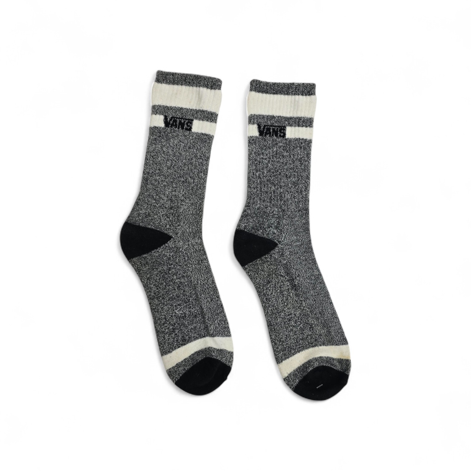 MEDIA CAÑA ALTA TALLA 10/12 - VN33 - GRIS/BLANCO/LETRAS NEGRO