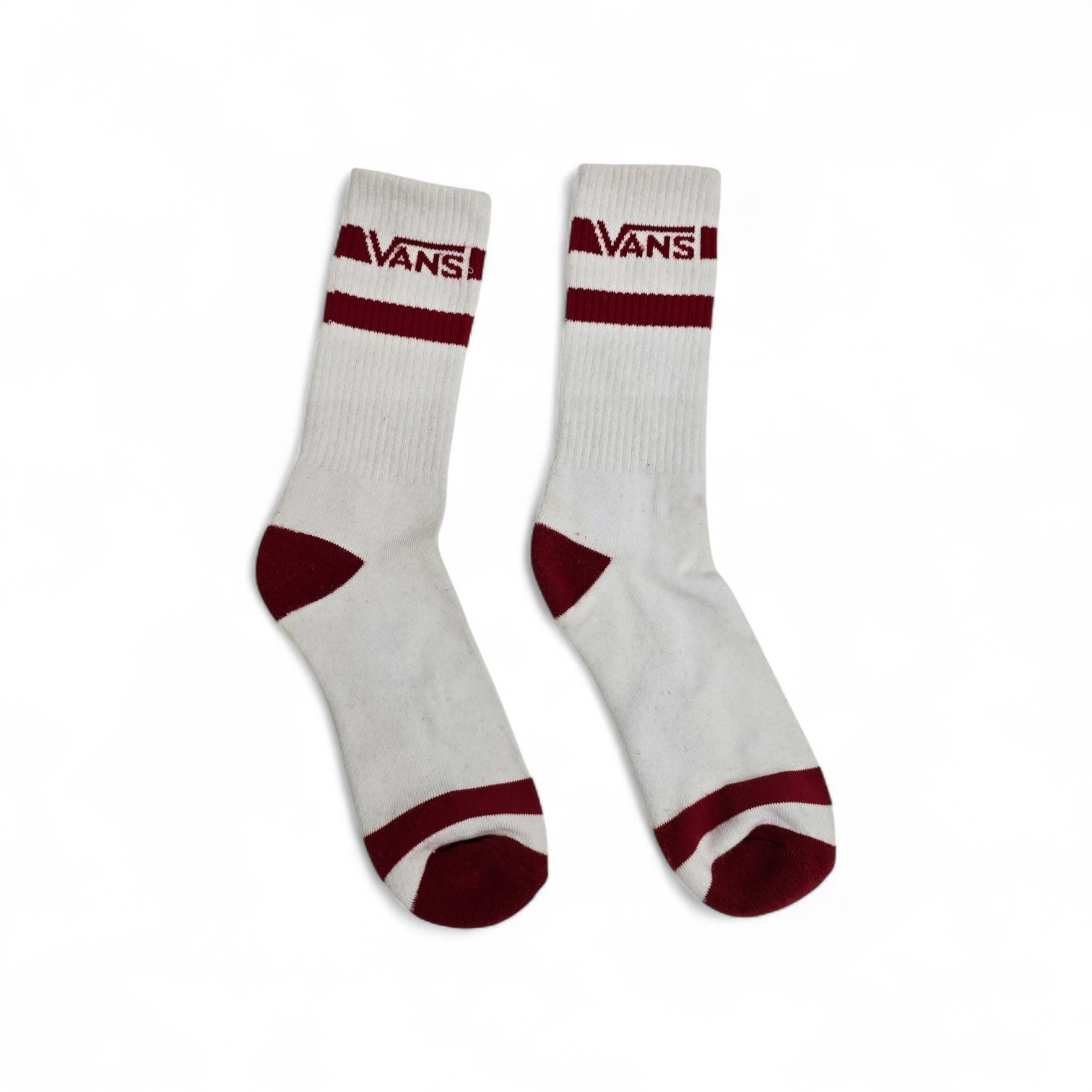 MEDIAS CAÑA ALTA TALLA 10-12 - SPORT - COD33 - BASIC - ELASTIC FRESH -  BLANCA/FRANJAS Y LETRAS ROJAS
