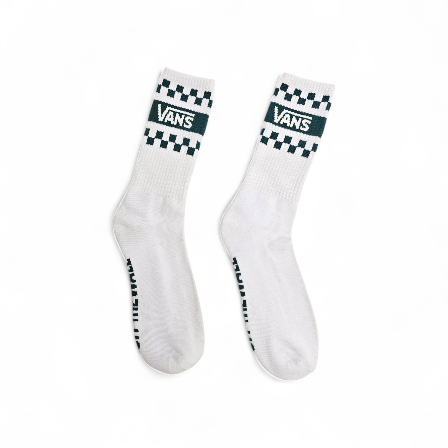 MEDIAS CAÑA ALTA TALLA 10-12 - SPORT - COD33 - BASIC - ELASTIC FRESH - BLANCO/VERDE