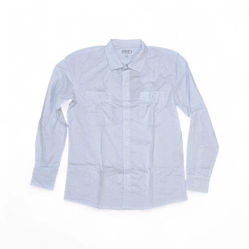 CAMISA MANGA LARGA TALLA M - RF - COD36 - CLASSIC DEFAULT - CUELLO FRANCES - BLANCO
