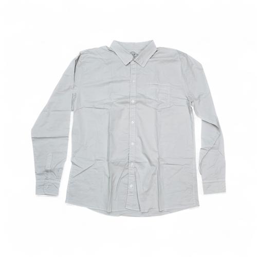 CAMISA MANGA LARGA TALLA 5XL - RF - COD36 - CLASSIC DEFAULT - CUELLO FRANCES - GRIS