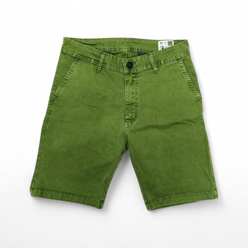 PANTALONETA COLOR TALLA 30 - COD35 - SLIM FIT - VERDE OLIVO