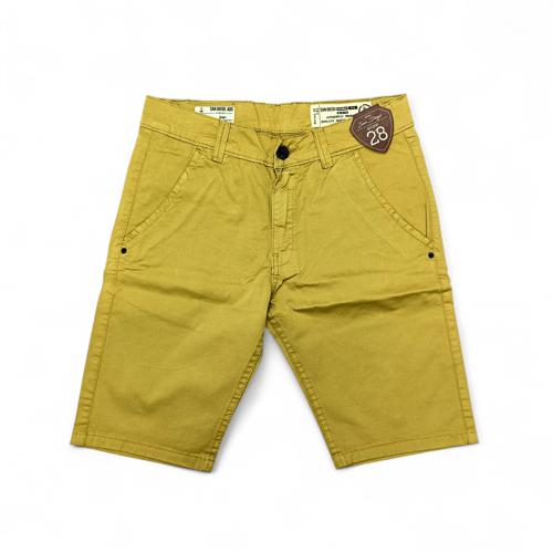 PANTALONETA COLOR TALLA 28 - COD27 - SLIM FIT - MOSTAZA /CON BOLSILLO EN LA PARTE DE ATRAS