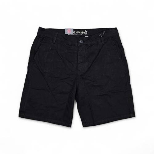 PANTALONETA COLOR TALLA 32 - SF - COD77 - GABARDINA - BASIC - NEGRO