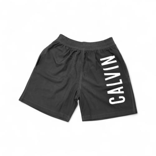 PANTALONETA DEPORTIVA TALLA M - COD3 - PLOMO/LETRA CALVIN