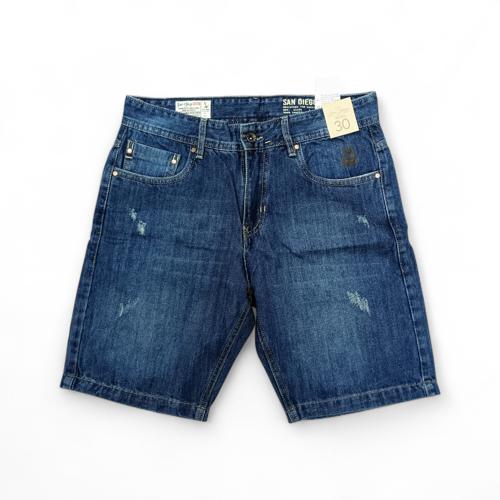 PANTALONETA JEANS TALLA 36 - COD27 - SLIM FIT/ RIGIDO/ LLANO/ AZUL MEDIO OSCURO PRELAVADO