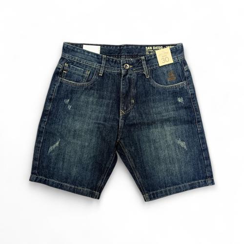 PANTALONETA JEANS TALLA 30 - COD27 - SLIM FIT/ RIGIDO/ LLANO/ AZUL OSCURO PRELAVADO