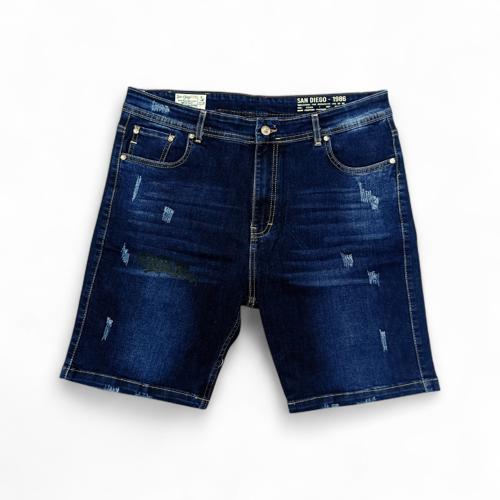 PANTALONETA JEANS TALLA 40 - COD27 - STRETCH /LLANO/ AZUL OSCURO/ PRELAVADO