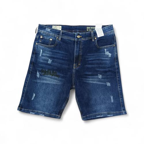 PANTALONETA JEANS TALLA 36 - COD27 - STRETCH /LLANO/ AZUL MEDIO  OSCURO/ PRELAVADO