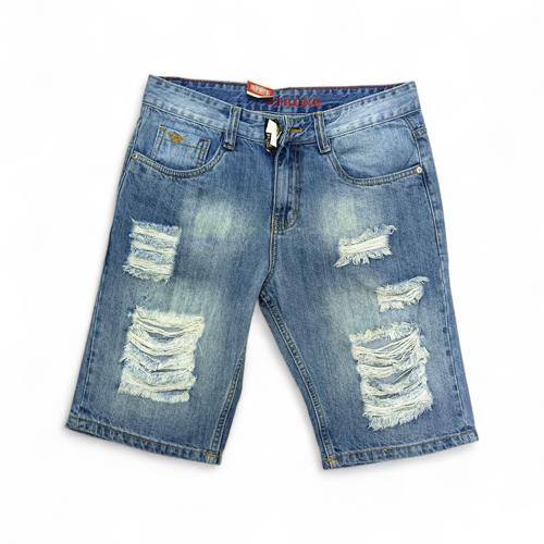 PANTALONETA JEANS TALLA 30 - COD44 - SLIM 580TM / RASGADO - AZUL CLARO