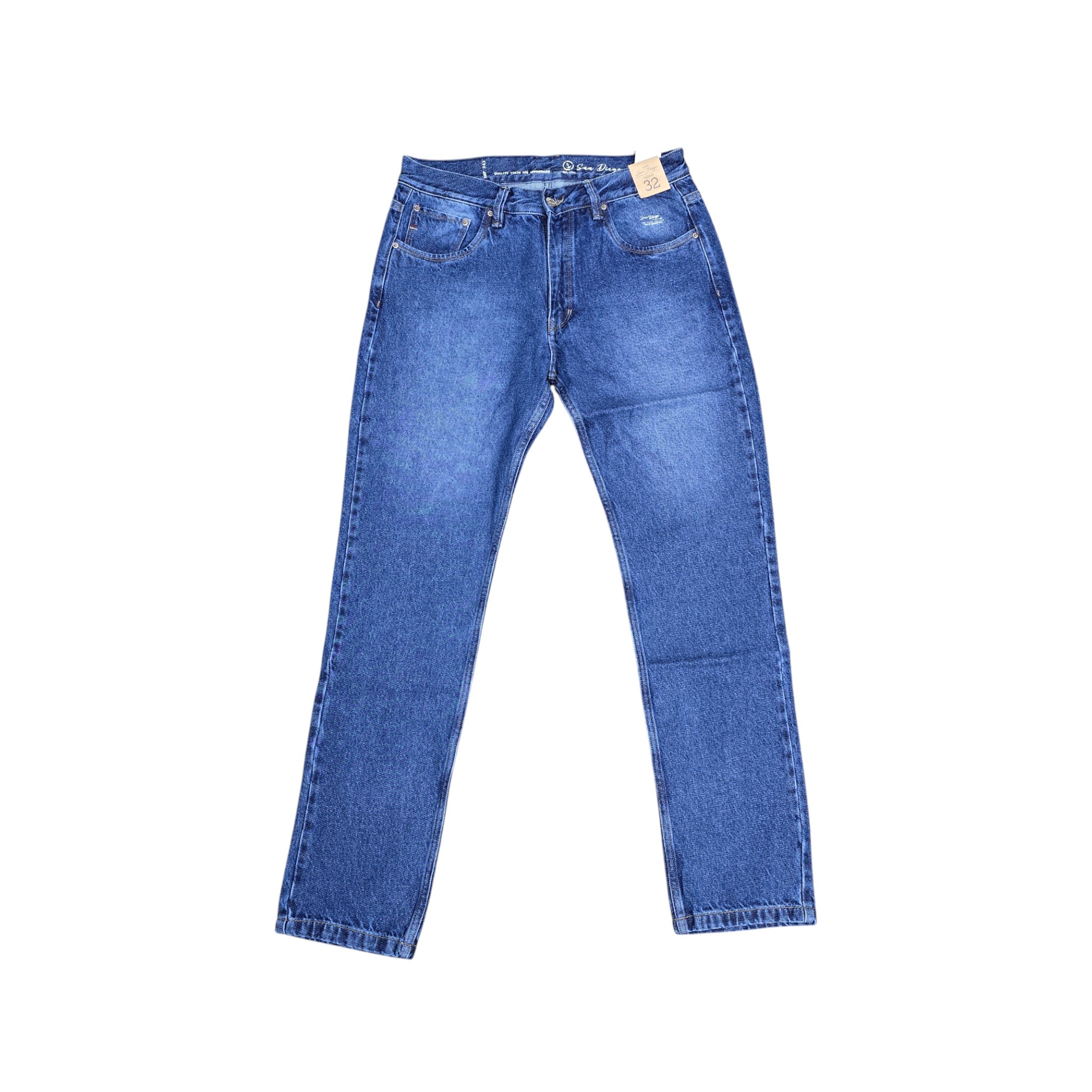 PANTALON BASICO RIGIDO | SLIM FIT- RECTO / PRELAVADO | HOMBRE