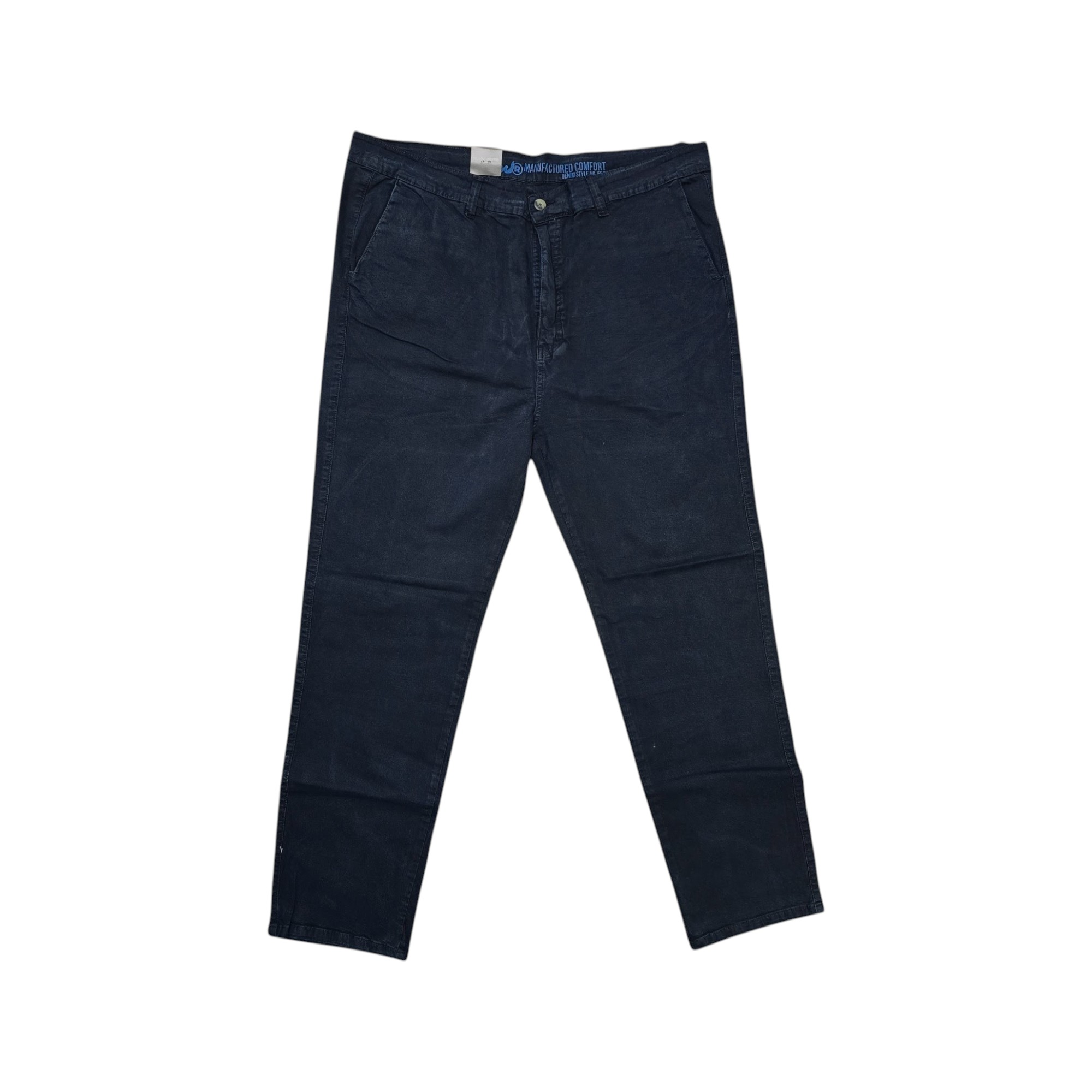 PANTALON COLOR TALLA 46 - RF - COD161 - MAN CONFORT - AN AMERICAN / STRECH - AZUL MARINO