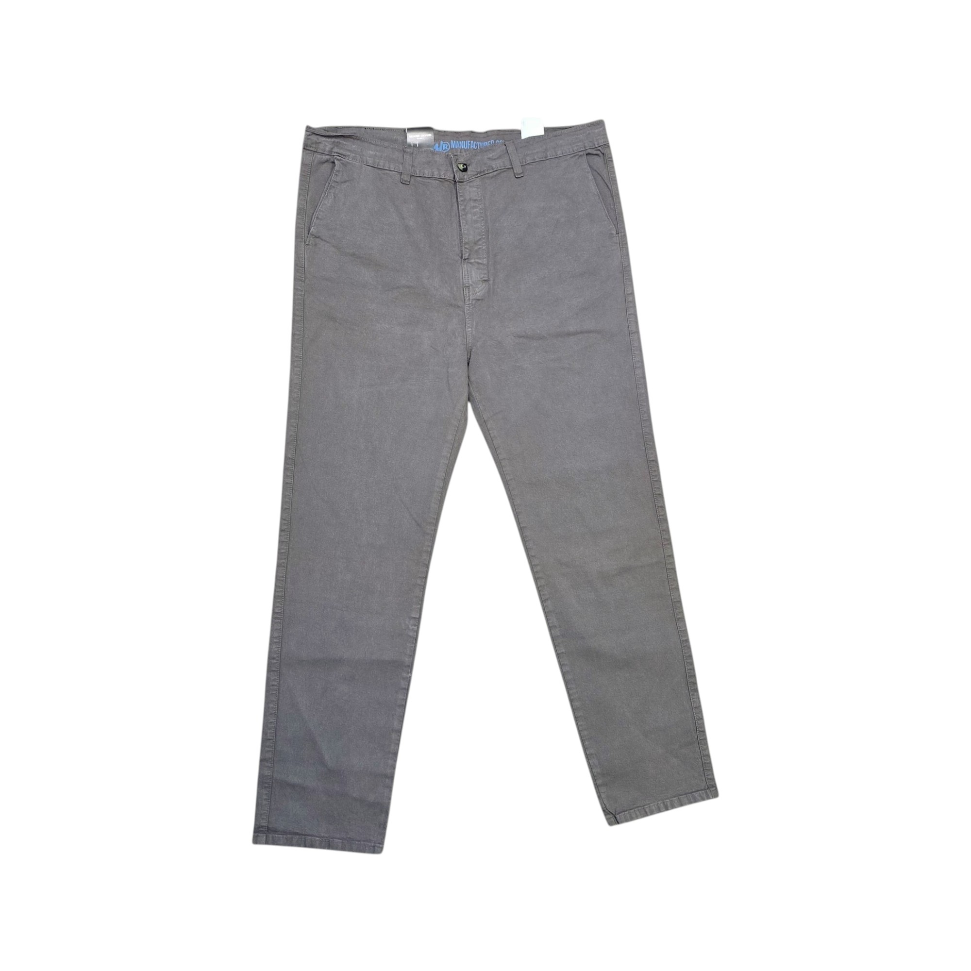PANTALON COLOR TALLA 48 - RF - COD161 - MAN CONFORT - AN AMERICAN / STRECH - PLOMO