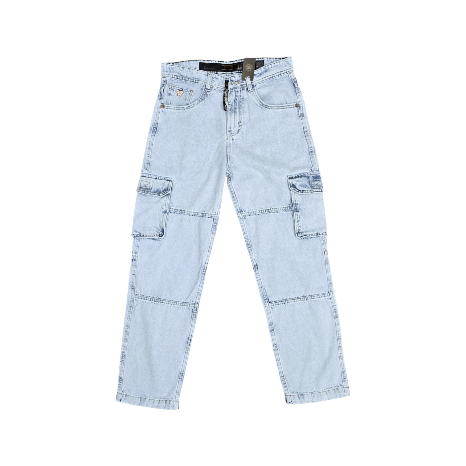 PANTALON JEAN CARGO URBANO LLANO