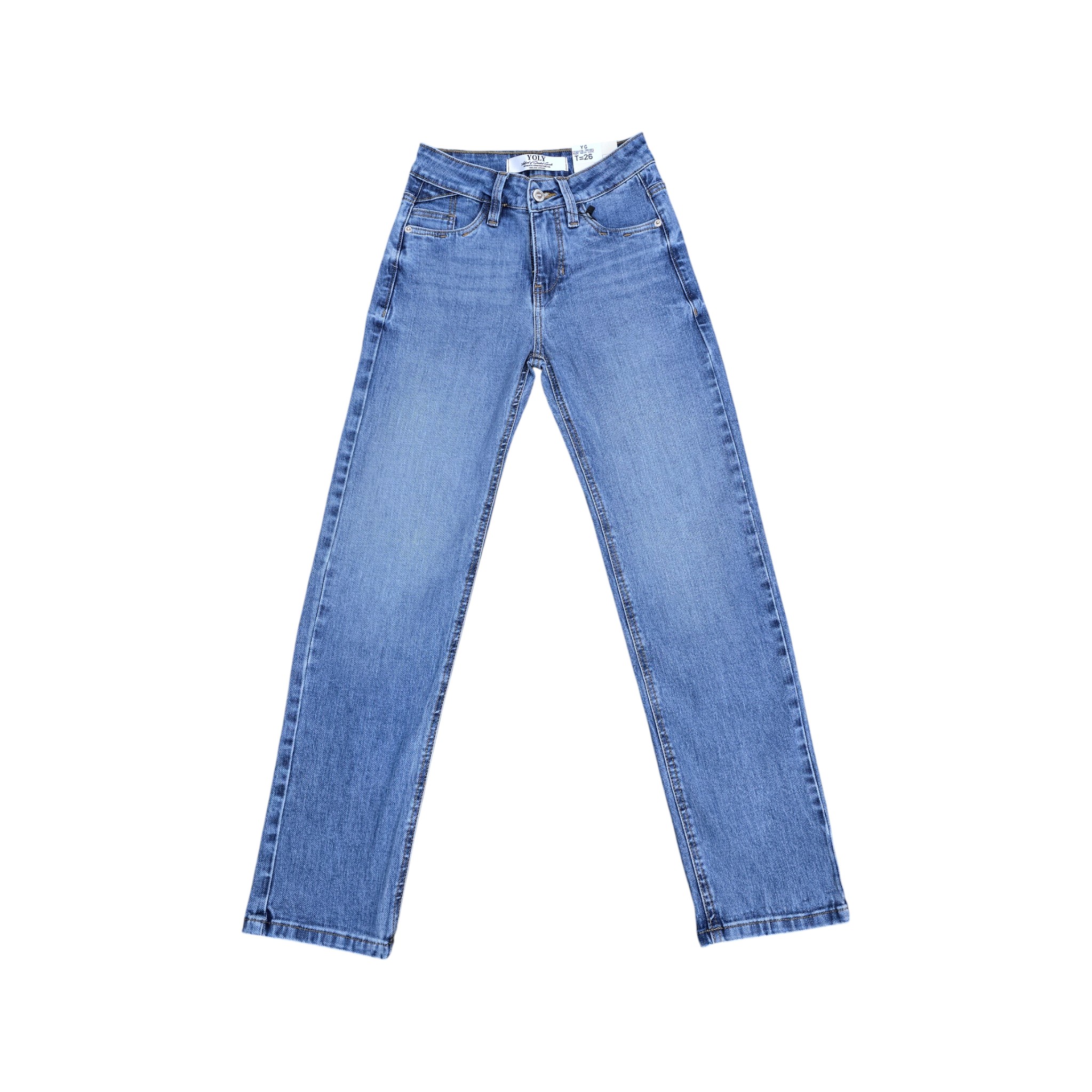 PANTALON JEANS BASICO DE MUJER MOM