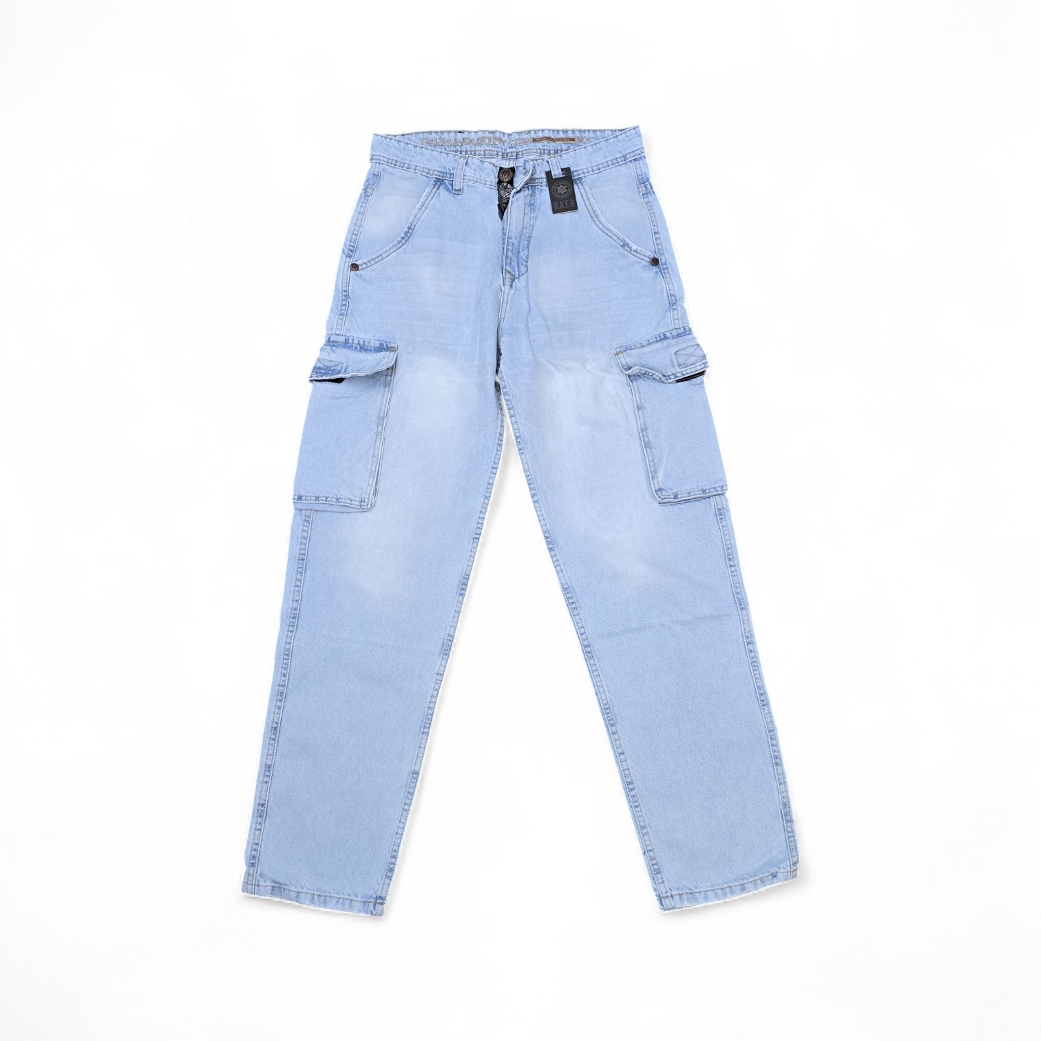 PANTALON JEANS CARGO TALLA 34 - UB - COD98 - URBAN DEMIN BAGUI - CARGO URBAN - HIELO