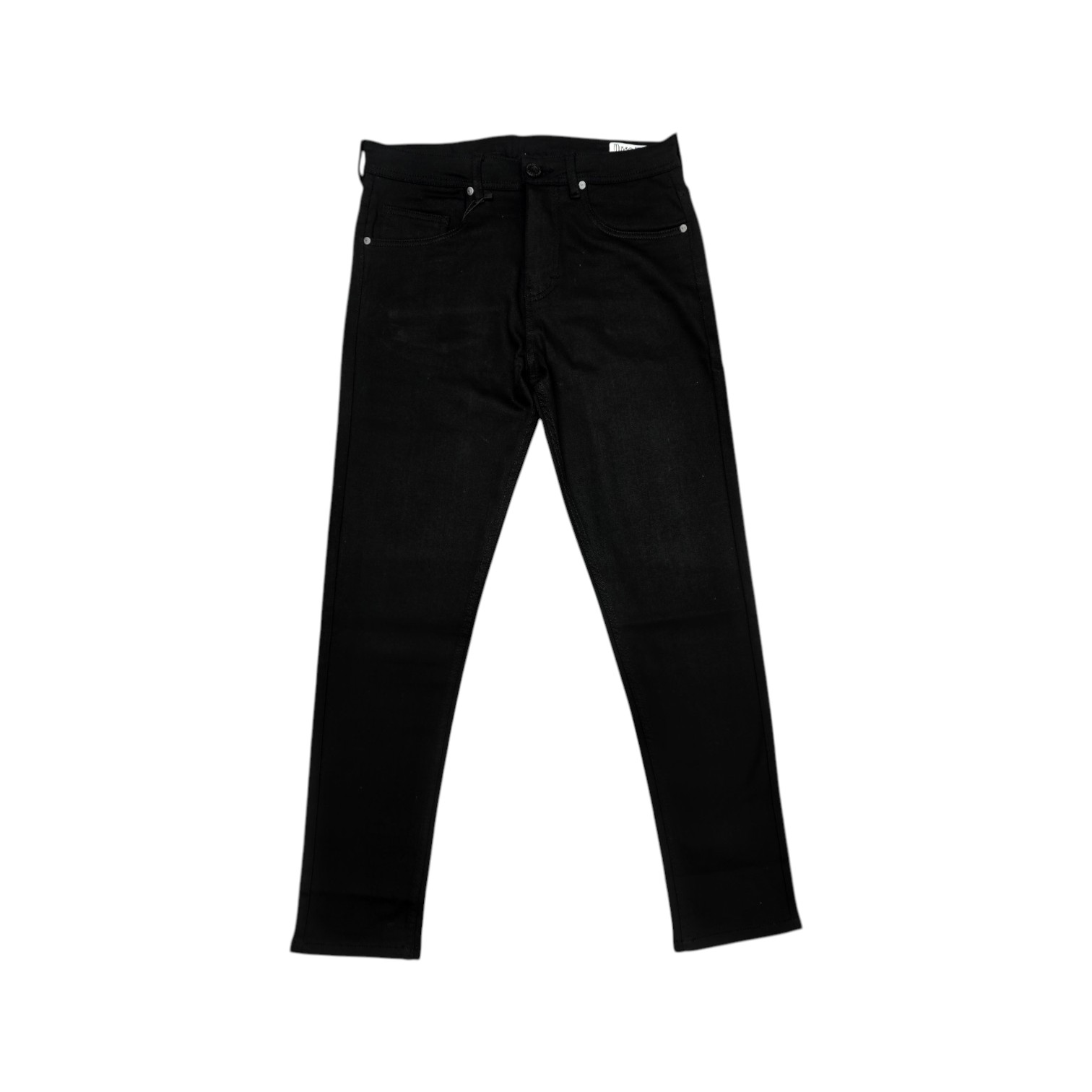 PANTALON JEANS COLOR TALLA 34 - COD35 - SEMI TUBO/SKINY/STRECH MICAH SK N - NEGRO