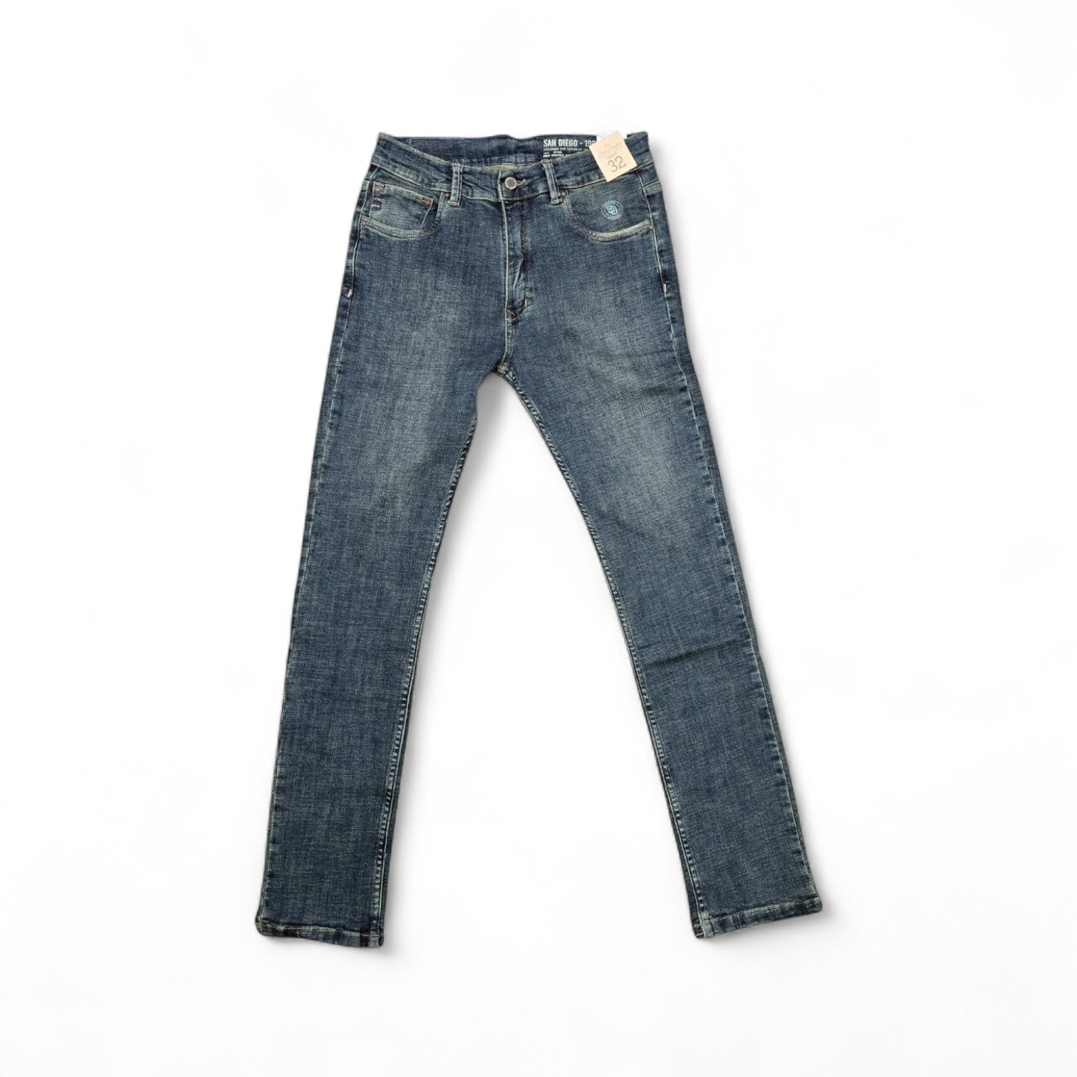 PANTALON JEANS TALLA 30 - ST - COD27 - SD1986 - ADS COLLECTION - AZUL OSCURO