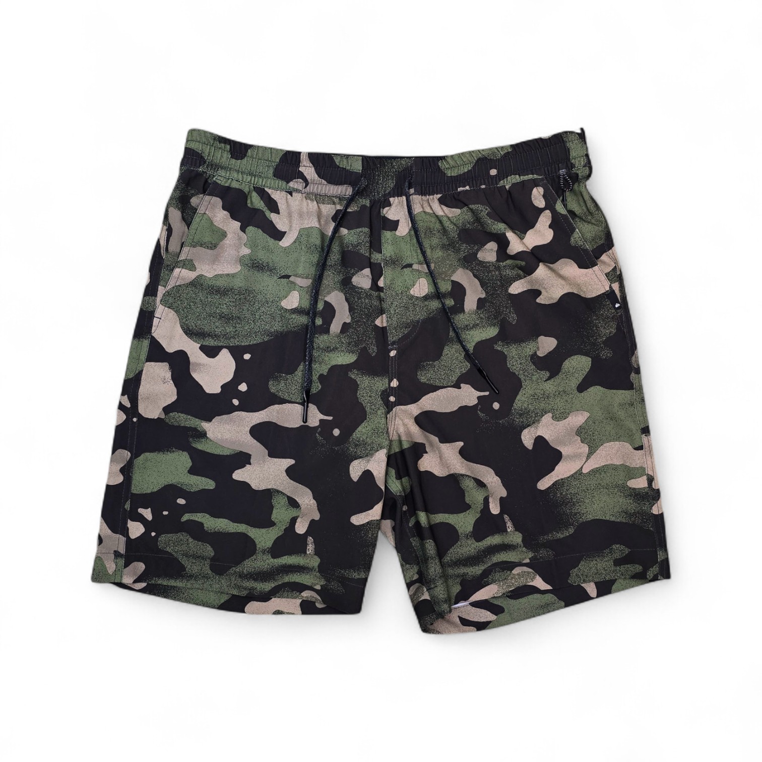 PANTALONETA BOARDSHORTS TALLA 32 - RF - COD22 - AMPHIBIAN SHORTS - TAXER PRINT / OCEAN ELASTIC - VERDE / CAMUFLAJE