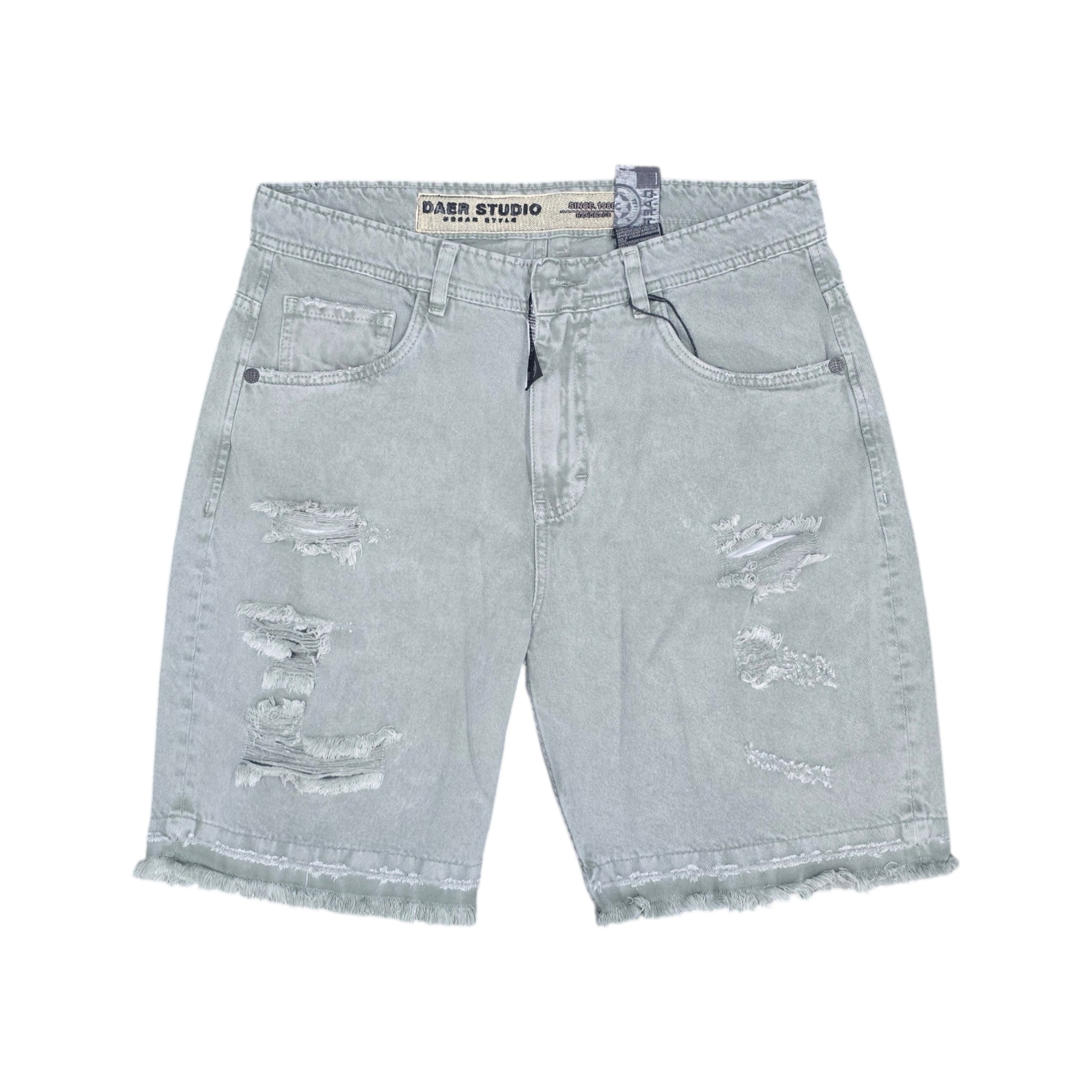 PANTALONETA JEANS | RASGADA BAGGY | ACIDW. RIG URBAN | VD | HOMBRE