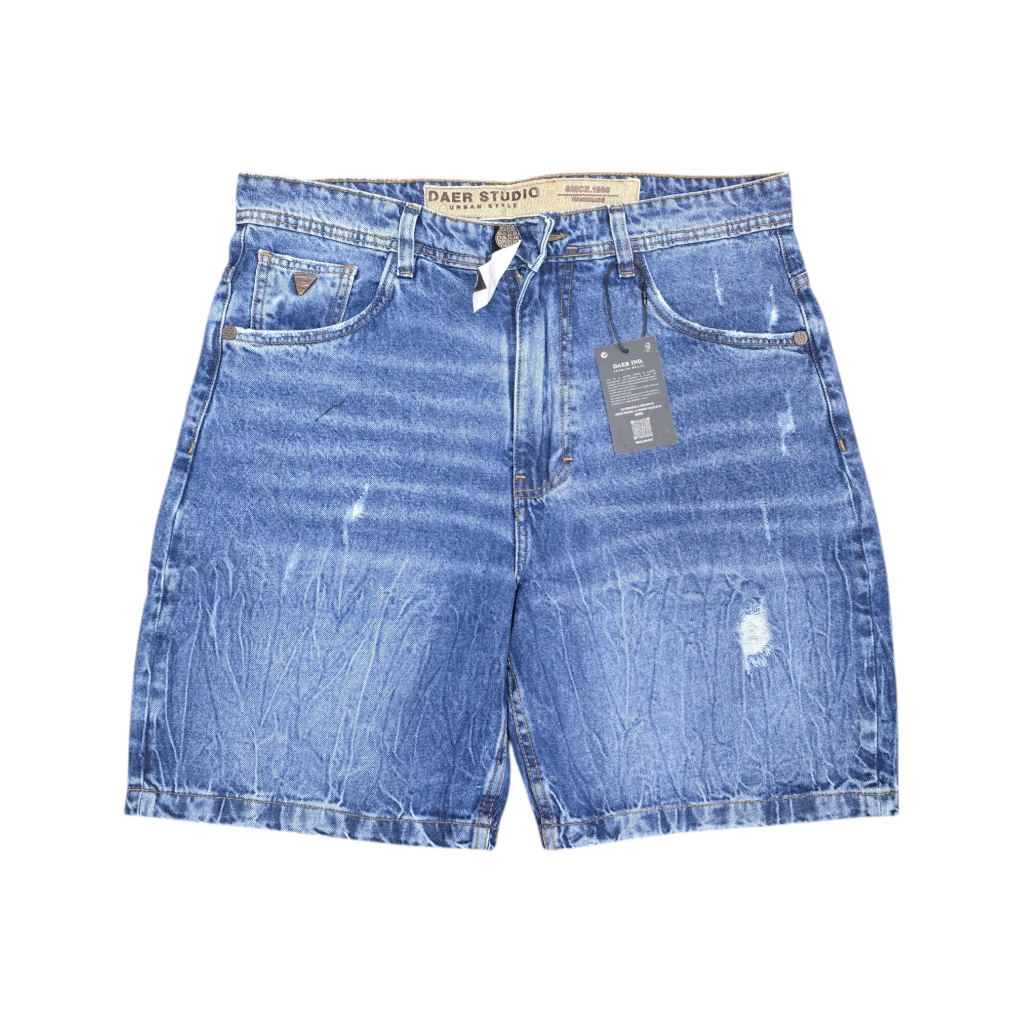 PANTALONETA JEANS | RASGADA BAGGY | PRELAV. RIG URBAN | S3 | HOMBRE