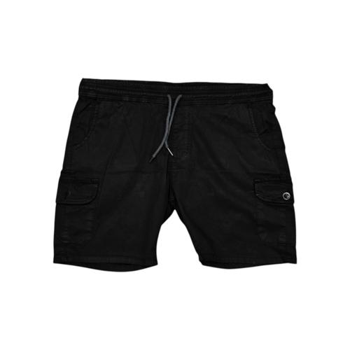 WALKSHORT COLOR CARGO TALLA 34 - RF - COD27 - STRECH BS. - ELASTIC SH. - NEGRO