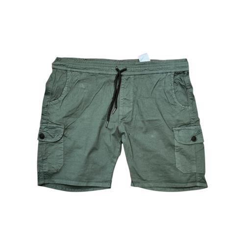 WALKSHORT COLOR CARGO TALLA 34 - RF - COD27 - STRECH BS. - ELASTIC SH. - VERDE
