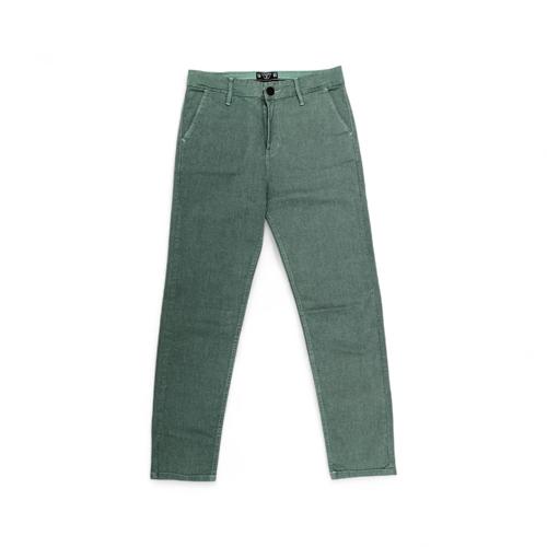 PANTALON COLOR TALLA 30 - GNL / BLACKBULL - SEMITUBO - VERDE TURQUESA /JASPEADO