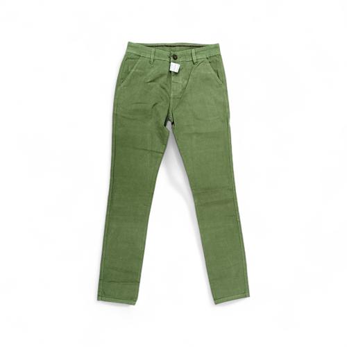 PANTALON COLOR TALLA 30 - GNL / AARON M - SEMITUBO -  VERDE OLIVO
