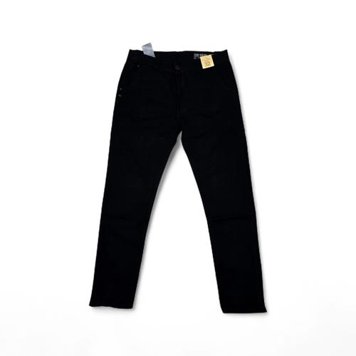 PANTALON COLOR TALLA - 30 - SF - COD27 - NEW WAY / CHINO - DENIM COLOR STRECH - NEGRO