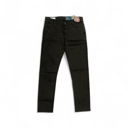 PANTALON COLOR TALLA 30 - COD27 - SEMITUBO - CAFE