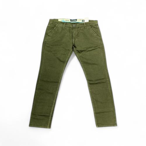 PANTALON COLOR TALLA 30 - COD27 - SEMITUBO - VERDE