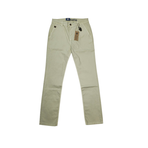 PANTALON COLOR TALLA 36 - RF - COD77 - VAQUERO GABARDINA T. GALL. - DENIM IND - BEIGE