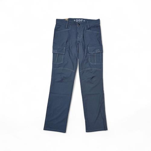 PANTALON COLOR CARGO TALLA 34 - RF - COD36 - TACTIL ''PAOLO'' - BASIC COLOR - PLOMO RATON