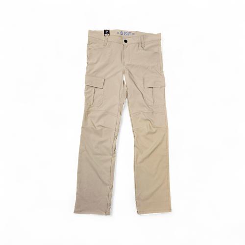PANTALON COLOR CARGO TALLA 36 - RF - COD36 - TACTIL ''PAOLO'' - BASIC COLOR - CAKI