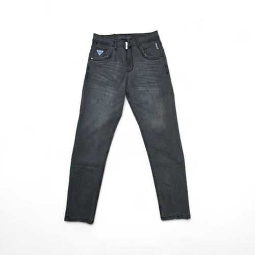 PANTALON JEANS TALLA 34 - SEMITUBO - COD71 - SEMIRECTO STRECH - NEGRO CENIZO CLARO