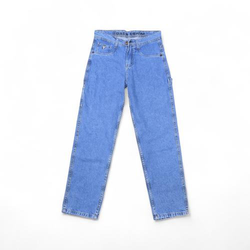 PANTALON JEANS TALLA 36 - BG - COD98 - URBANO/ BAGUI - CARPINTER STYLE - CELESTE OSCURO