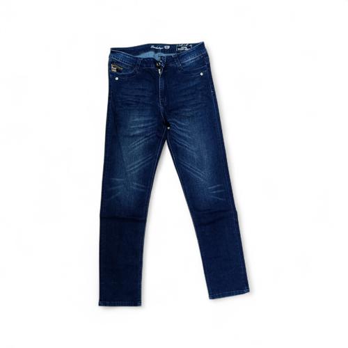 PANTALON JEANS TALLA 34 - GNL / BACKSTAGE - SEMITUBO - AZUL OSCURO PRELAVADO