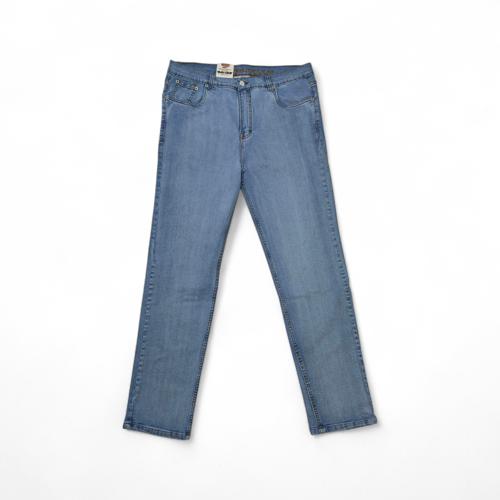 PANTALON JEANS TALLA 38 - ST - COD45 - SEMI TUBO-S02-1/STONE 1 - STRECH - RIN LINEAL - JEAN CLARO