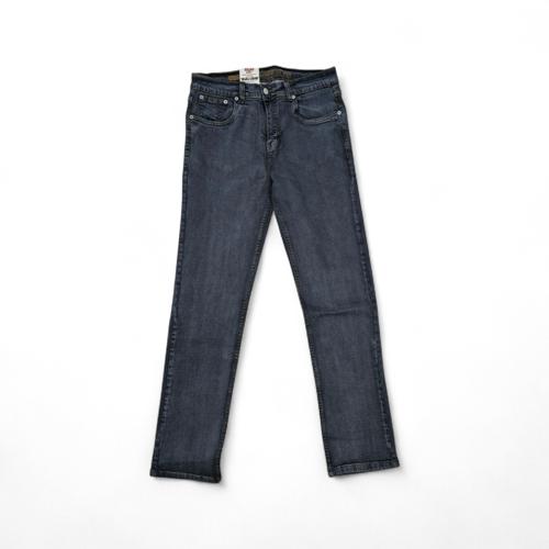 PANTALON JEANS TALLA 38 - ST - COD45 - SEMI TUBO-S02-4/STONE 1 - STRECH - RIN LINEALJEAN NEGRO