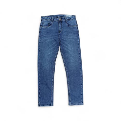 PANTALON JEANS TALLA 32 - COD35 - SLIM FIT / CAÑAMO - AZUL