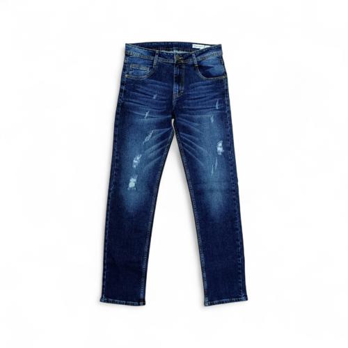 PANTALON JEANS TALLA 34 - COD35 - SLIM FIT - NOVA - AZUL MARINO PRELAVADO