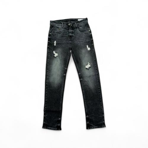 PANTALON JEANS TALLA 32 - COD35 - SEMI RECTO / SLIM FIT / 141BLACK SF - CENIZO OSCURO