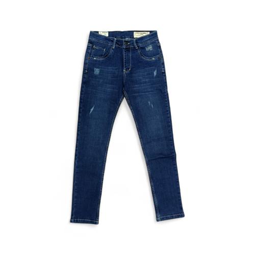 PANTALON JEANS TALLA 30 - COD27 - SEMI TUBO - AZUL MEDIO OSCURO