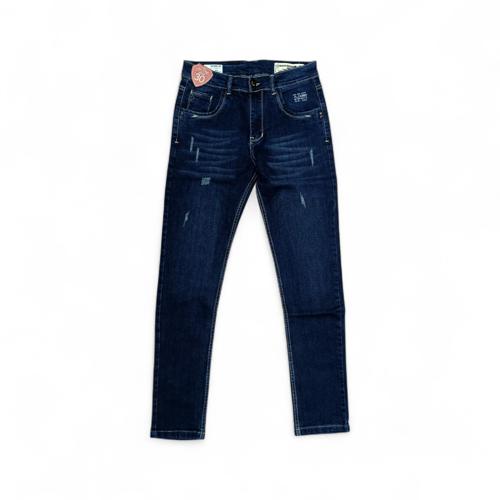 PANTALON JEANS TALLA 32 - COD27 - SEMI TUBO - AZUL OSCURO PRELAVADO