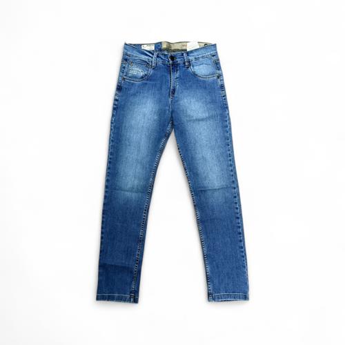 PANTALON JEANS TALLA 30 - COD27 - SEMI TUBO - CELESTE