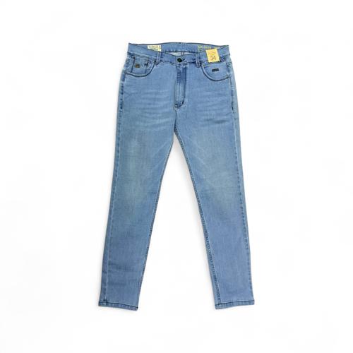 PANTALON JEANS TALLA 34 - COD27 - SEMI TUBO - CELESTE