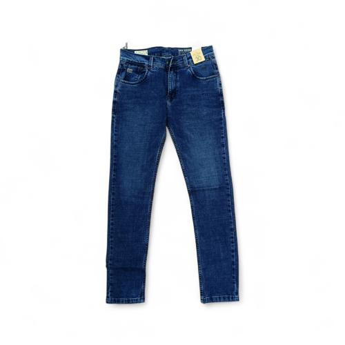 PANTALON JEANS TALLA 34 - COD27 - SEMI TUBO - AZUL MEDIO OSCURO