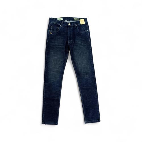 PANTALON JEANS TALLA 32 - COD27 - SEMI TUBO - AZUL OSCURO